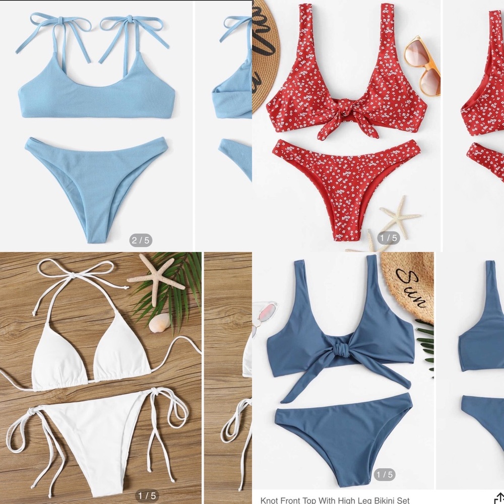 NWT Shein Bikini Bundle - 4 Bikinis